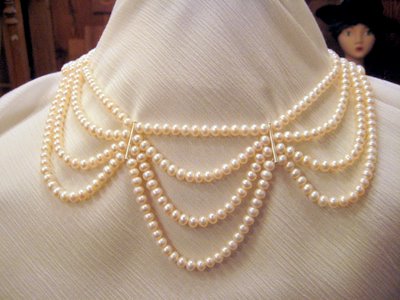 Bridal Chokers on Pearl Bridal Necklaces