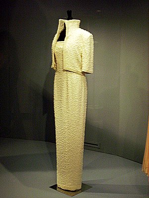 princess diana dress. The dress is made of silk with