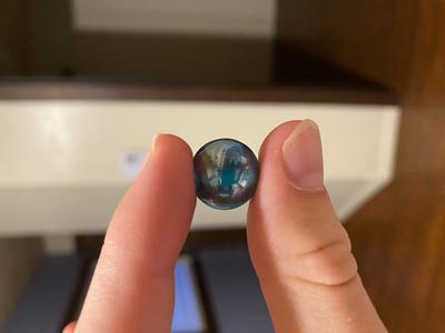 In this picture, the turquoise rectangle on the sphere is the reflecttion of my phone case (if any confusion) In this picture, the turquoise rectangle on the sphere is the reflecttion of my phone case (if any confusion)