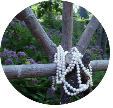 View and purchase these pearls white pearls on latticework
