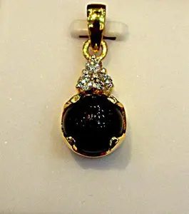 Natural Basra Pearl Pendant with Diamonds 8mm