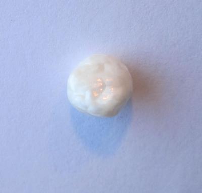 1.90 carat Scallop Pearl Button Shape