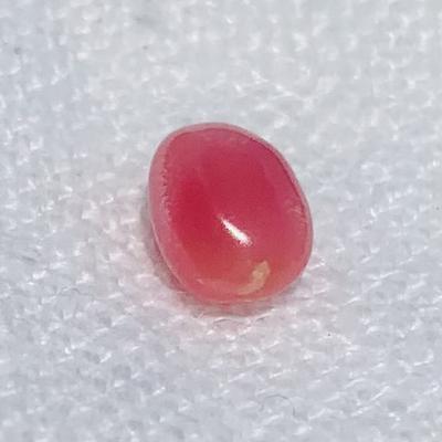 1.27 Conch Pearl Bright Pink Oval 7mm for Sale