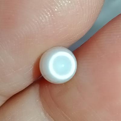 1+ ct Clam Pearl Drop with Flame