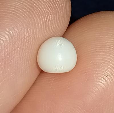 1+ ct Full Flame Clam Pearl Button for Sale