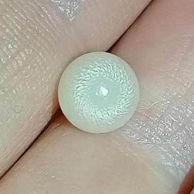 1+ ct Unique Yellow Clam Pearl with Flame for Sale