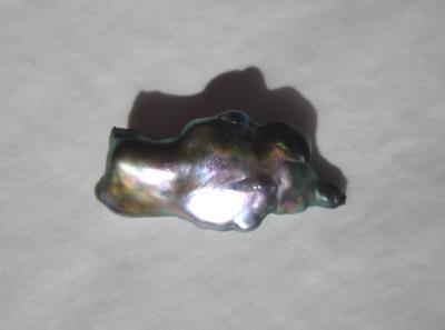 10 carat Abalone Pearl 25mm Bluish Iridescence