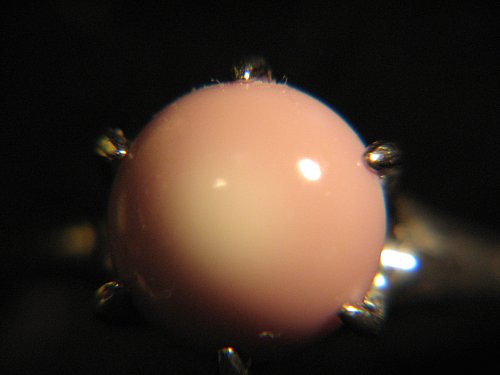 10mm Purple quahog pearl ring 10mm Quahog Pearl ring
