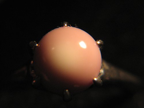 10mm Purple quahog pearl ring 10mm Quahog Pearl ring