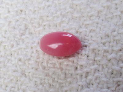 1.75carats Pink Conch Pearl Flat Drop with Flame