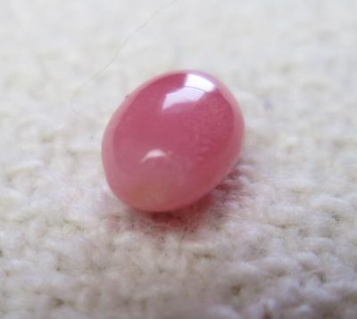 1.75carats Pink Conch Pearl Flat Drop with Flame