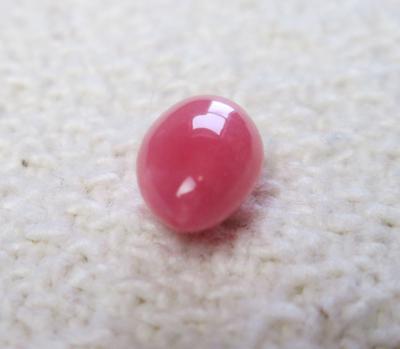 1.75carats Pink Conch Pearl Flat Drop with Flame