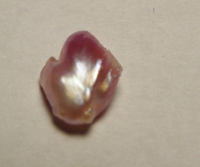 2.7 carat Pink Baroque Natural USA Freshwater Pearl