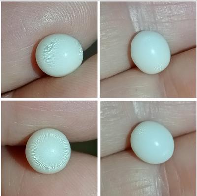 2+ ct Clam Pearl with Strong Flame 