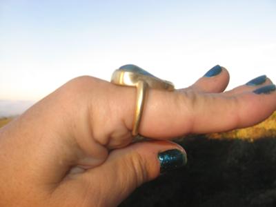 Large Abalone Pearl Ring