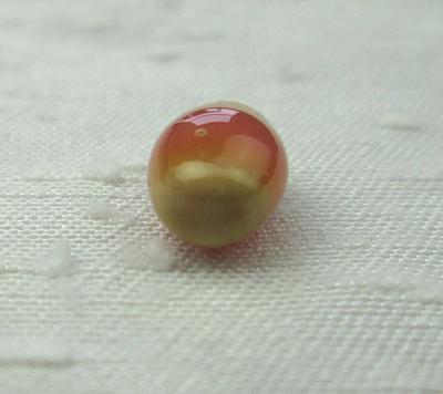 3 carat Pink and Green Conch Pearl 10mm