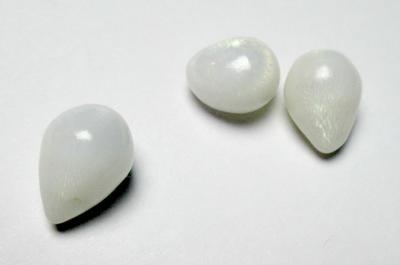 3 Clam Pearls in Drop Shape Set Full Flame on All 3 Clam Pearls in Drop Shape Set Full Flame on All