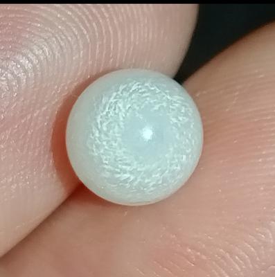 3+ ct Clam Pearl Drop with Flame 8mm