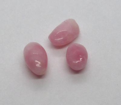 3 Pastel Pink Conch Pearls +1 carat Total