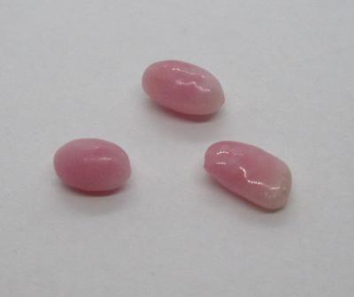 3 Pastel Pink Conch Pearls +1 carat Total