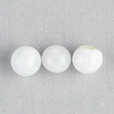 3 Matching Round Clam Pearls 3.9 carats Total