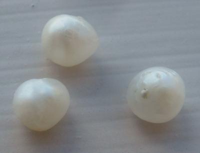 3 Natural USA Freshwater Pearls