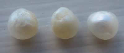 3 Natural USA Freshwater Pearls