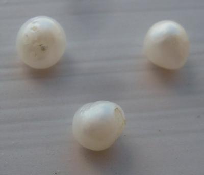 3 Natural USA Freshwater Pearls