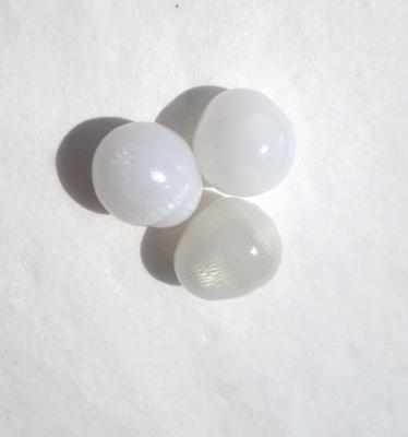 3 Off Round Clam Pearls with Flame 8 Carats Total