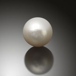 33 Carat Natural Round Pearl Up for Auction