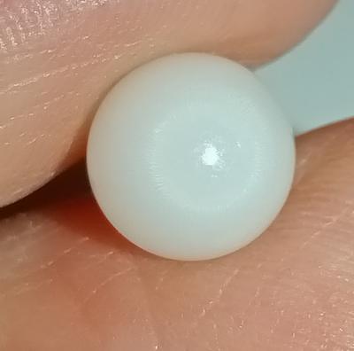 4 ct Clam Pearl Drop with Flame