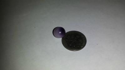 4.57cts Natural Purple Quahog Pearl