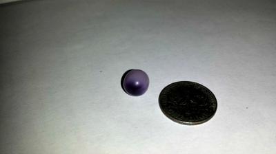 4.57cts Natural Purple Quahog Pearl