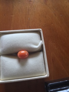 5.35ct Orange Pink Conch Pearl