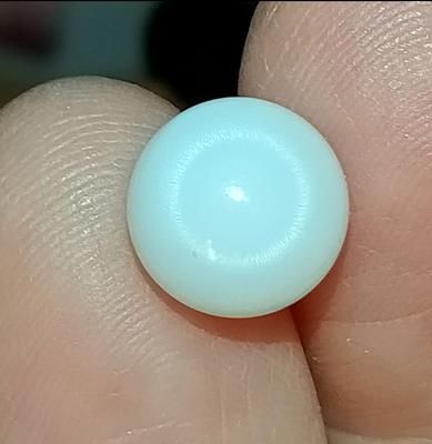 6+ ct Clam Pearl Button with Flame