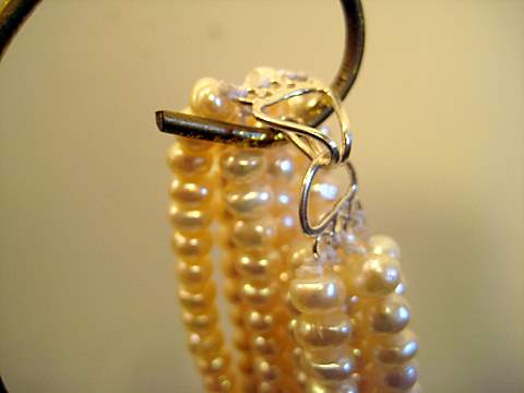 6 Strand pearls clasp 6 strand pearls clasp