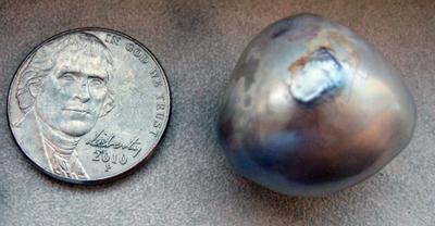 64.8 carat Natural USA Silver Pearl