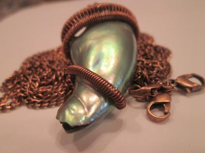 Abalone Pearl Necklace