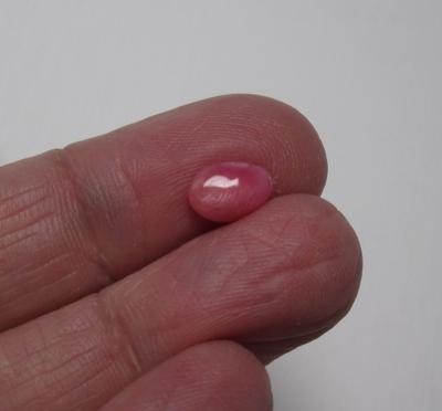 8mm Conch Pearl Dark Pink with Flame