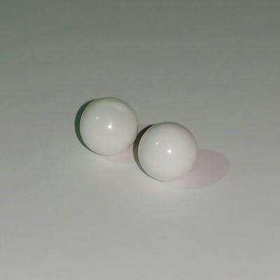 A Pair of White Clam Pearls