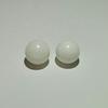 A Pair of White Clam Pearls 5.25 + 5.55 ct