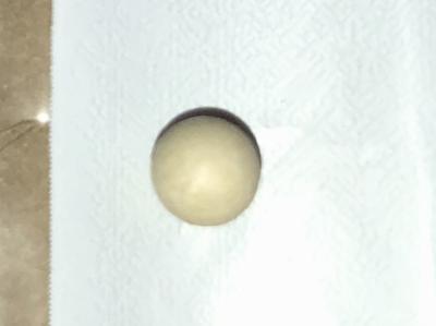 Abalone Pearl Near Round 4+mm Cream GIA certificate .84 carats 