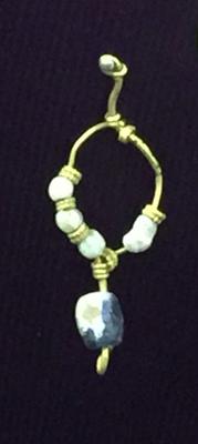 Ancient pearl jewelry at Rockefeller Museum Jerusalem