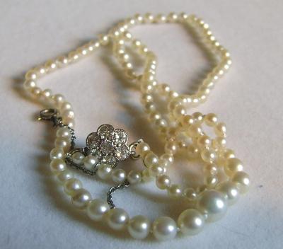 14K Yellow or White Gold 10mm Ball Clasp for Single Strand