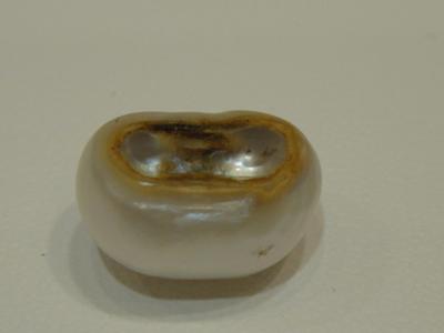 Bottom of 8.15 carat natural pearl