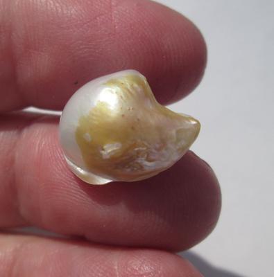 Baroque 2 Toned USA Natural Freshwater Pearl 12+ carats