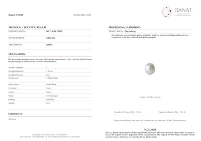 Basra Natural Pearl 1.19 Carat