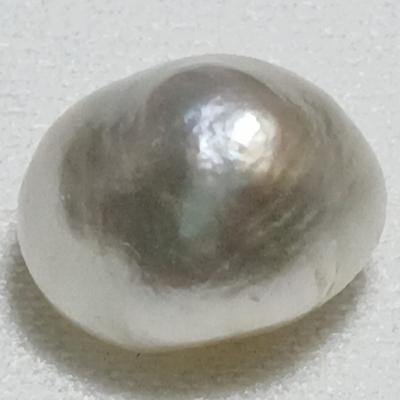 Basra Natural Pearl 8.97 Carat 12mm Semi-Baroque 