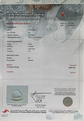 Basra Natural Pearl 8.21 Carat