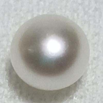 Basra Natural Pearl Button Shape Great Luster 4mm